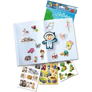 Herma Sticker Album à collectionner pour enfants, A5, "Aventure de pirates" (16 pages, vierges)