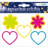 Autocollants réflecteurs Herma coeurs + fleurs