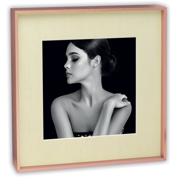 Cadre alu Angleterre 30x30 cm cuivre