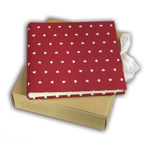 ZEP Album photo Deluxe rouge 25x25 cm 60 pages blanches...