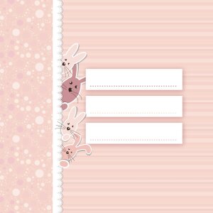 Cinzia Album pour bébé 31x31 cm rose