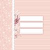 Cinzia Album pour bébé 31x31 cm rose