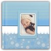 Cinzia album bébé 24x24 cm bleu
