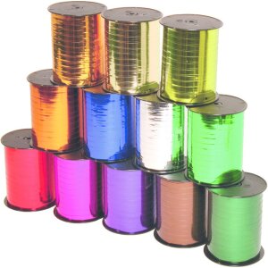 Ruban cadeau 250m x 7mm rouleau