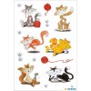 Herma Sticker DECOR Drôles de chats luisants