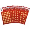 HERMA autocollants de Noël étoiles à 5 branches or Ø 22 mm