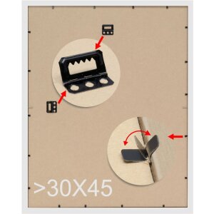 Cadre photo argent bois S45YD1