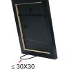 Cadre photo bronze bois S45YD3 bord argenté