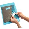 Étiquettes de sécurité blanches Ø 40 mm rond extrêmement adhésives film mat 600 pcs.