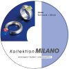 Étiquettes de CD A4 blanches Ø 116 mm papier mat opaque 200 pièces