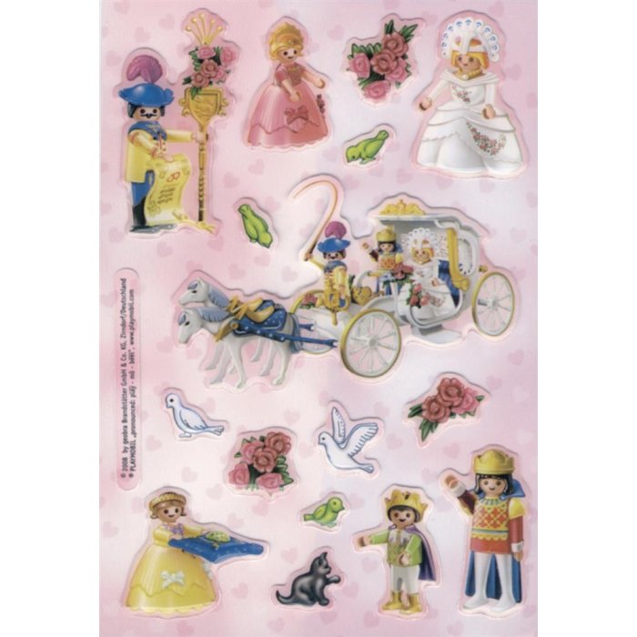 Autocollants Playmobil Princesse, Stone