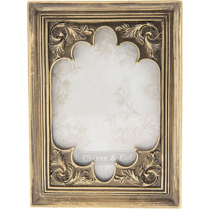 Cadre photo 2F0561 doré 13x2x18 cm - 10x15 cm Cadre photo