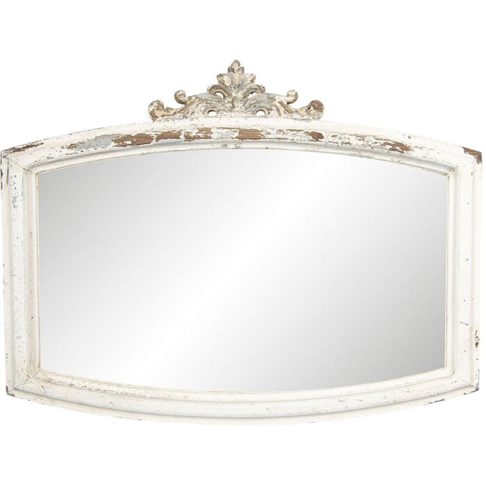 Miroir 52S142 Distressed blanc 72x4x55 cm