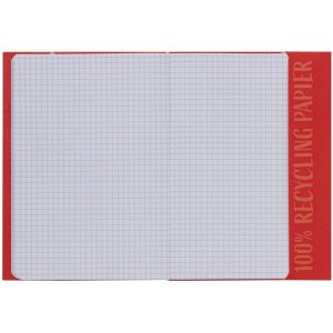 Protège-cahier papier HERMA A5 rouge foncé