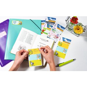 Étiquettes décole HERMA École Visages de fleurs