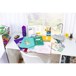 Étiquettes décole HERMA École Visages de fleurs