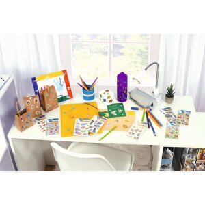 Étiquettes décole HERMA École Visages de fleurs