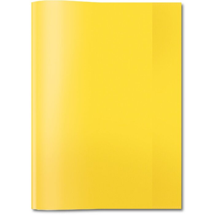 Protège-cahier PP A5 transparent-jaune