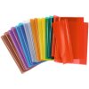 Protège-cahier PP A4 transparent-orange