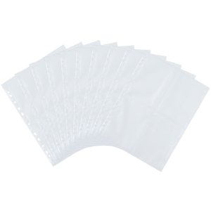 Pochettes transparentes pour photos 100 x 150 mm de haut, blanches 250 pochettes