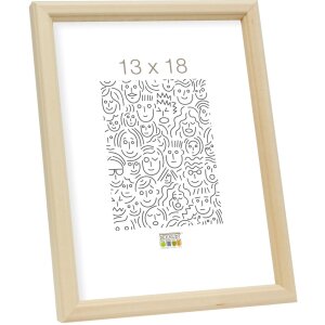 S236H1 Cadre en bois couleur naturelle 15x20 cm