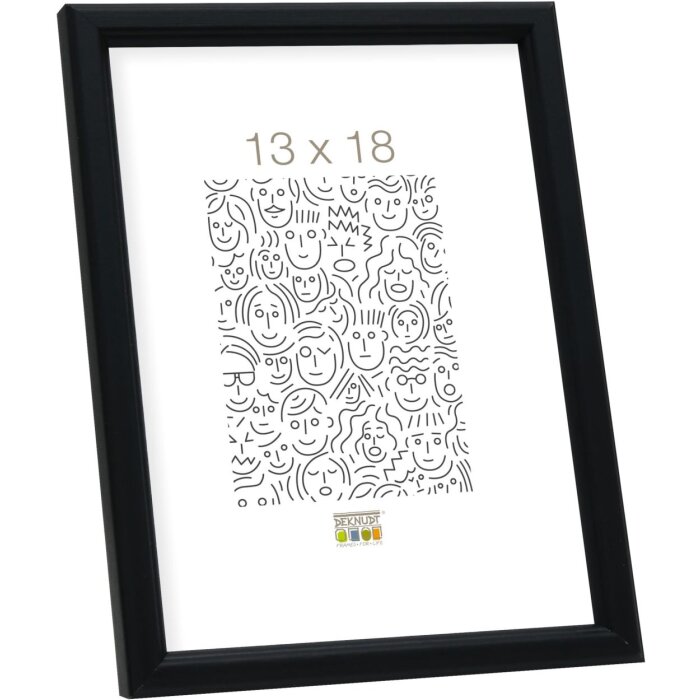 S236K2 Cadre en bois noir 21x29,7 cm