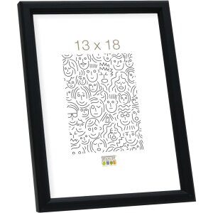 S236K2 Cadre en bois noir 21x29,7 cm