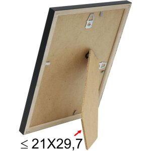 S236K2 Cadre en bois noir 21x29,7 cm