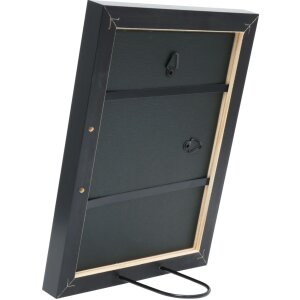 S40JB2 Cadre en bois doré avec des nuances de vert et de rouge foncé 24x30 cm