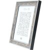 S40JE7 Cadre en bois gris avec des nuances de doré et de gris foncé 20x28 cm