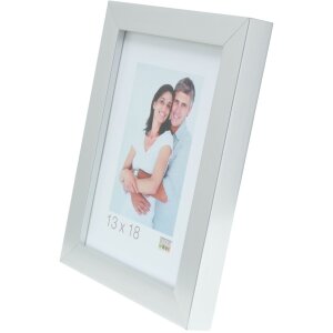 S45RD3 Cadre photo simple en couleur argentée 13x18 cm