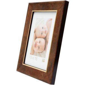 S46EA3 Cadre en bois doré 20x28 cm