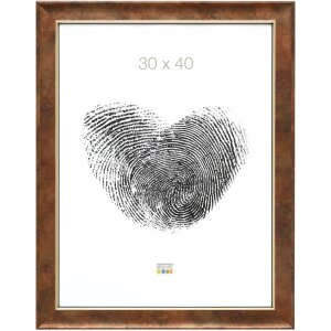 S46EA3 Cadre en bois doré 20x28 cm