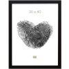 Deknudt S46JH2 cadre en bois noir avec bordure couleur bois 15x20 cm