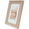 S46LF3 Cadre photo beige peint en style rustique 30x40 cm