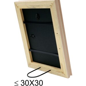 S46LF3 Cadre photo beige peint en style rustique 40x50 cm