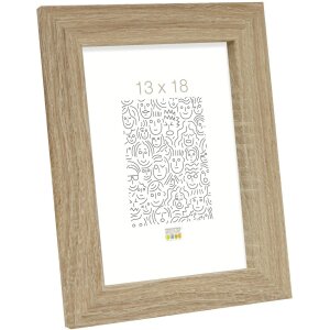 S49BH1 Cadre photo en couleur bois naturel 30x45 cm
