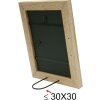 S49BH1 Cadre photo en couleur bois naturel 50x70 cm