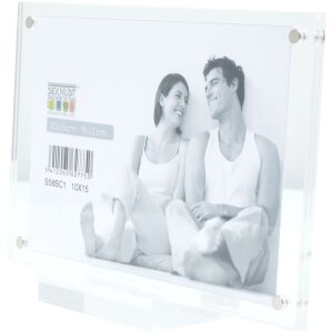 S58SC1 Cadre magnétique transparent avec présentoir 10x15 cm