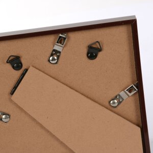 Cadre plastique Puro 15x15 cm brun