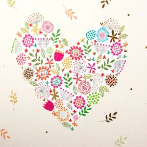 Goldbuch album de mariage Flowers in the Heart 30x31 cm 60 pages blanches