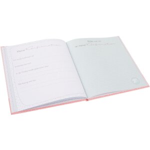 Goldbuch Album souvenir Confirmation Dominicus corail 23x25 cm 44 pages