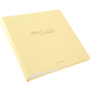 Goldbuch Album photo riche en mots crème 25x25 cm 60 pages blanches