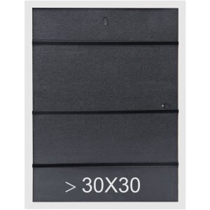 S46DF2 Cadre photo en noir avec bord argenté