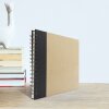 Panodia Album spirale Eskis noir 23x27 cm 60 pages blanches