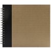 Panodia Album spirale Eskis noir 23x27 cm 60 pages blanches