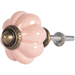 Clayre & Eef 64388 Bouton de porte Ø 4 cm Rose...