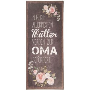 Plaque de texte 13x30 cm - Clayre & Eef 6Y3640DZ