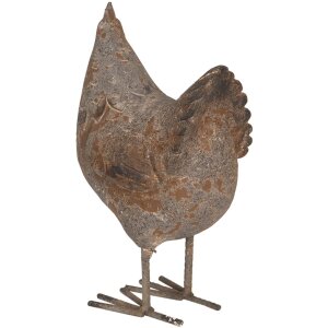 Décoration Poulet 13x9x20 cm - 6PR2611