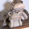 Décoration Grenouille avec des ailes 21x10x14 cm